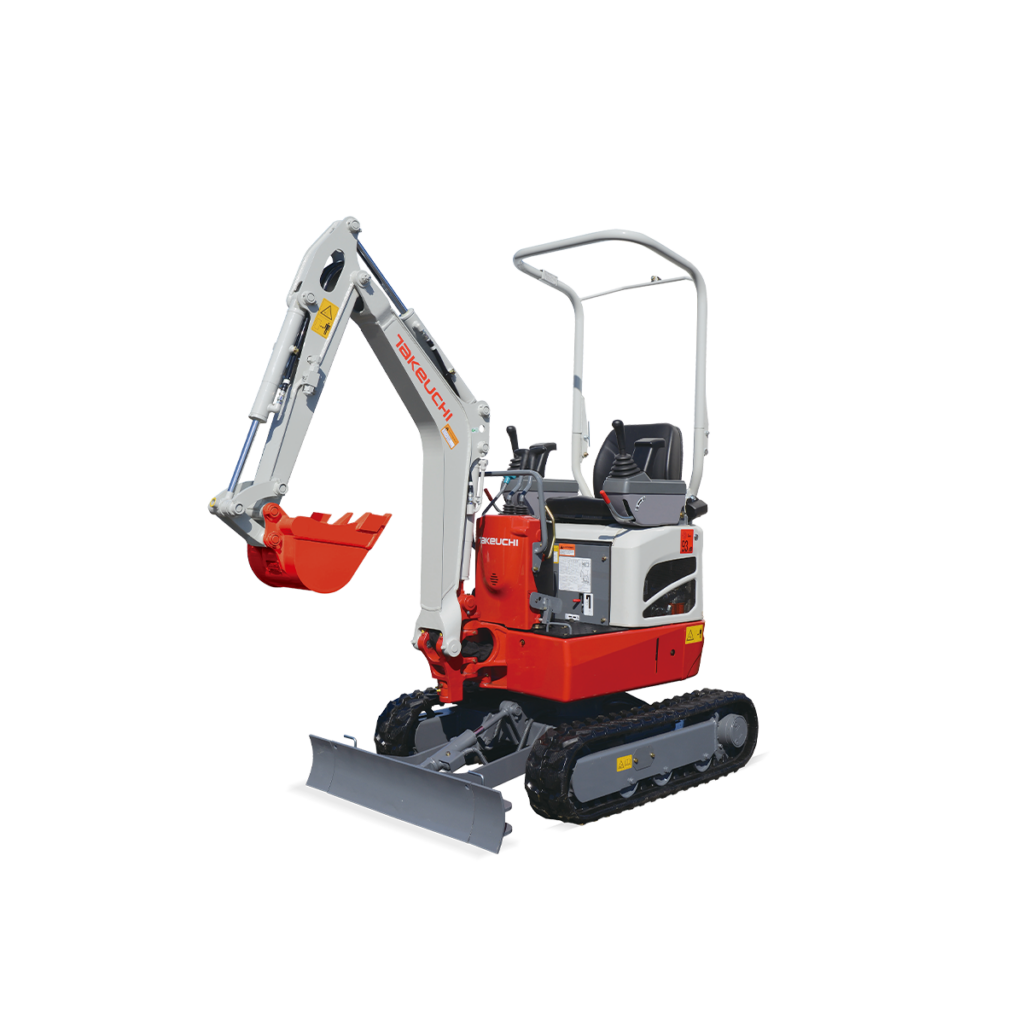 mini escavatore 8-10 quintali a noleggio